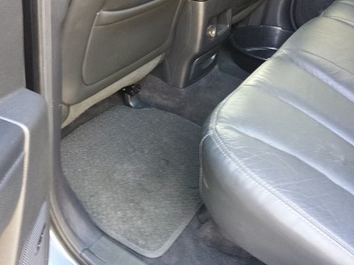 Car interior photo after washing